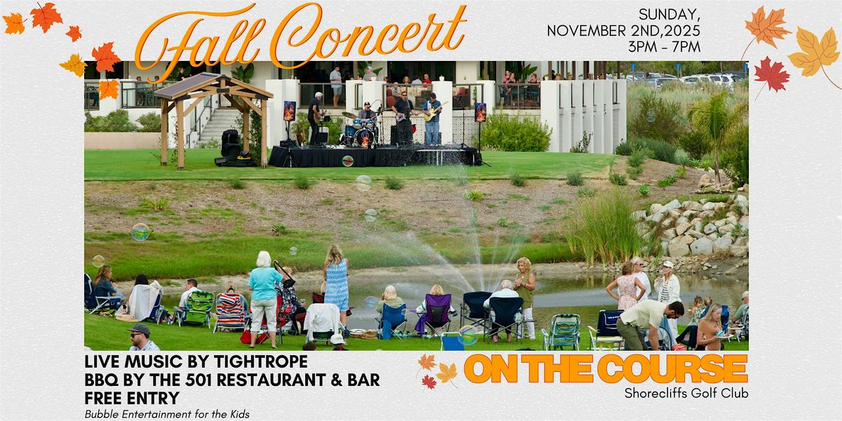 Shorecliffs Golf Club Presents: Fall Concert on the Course