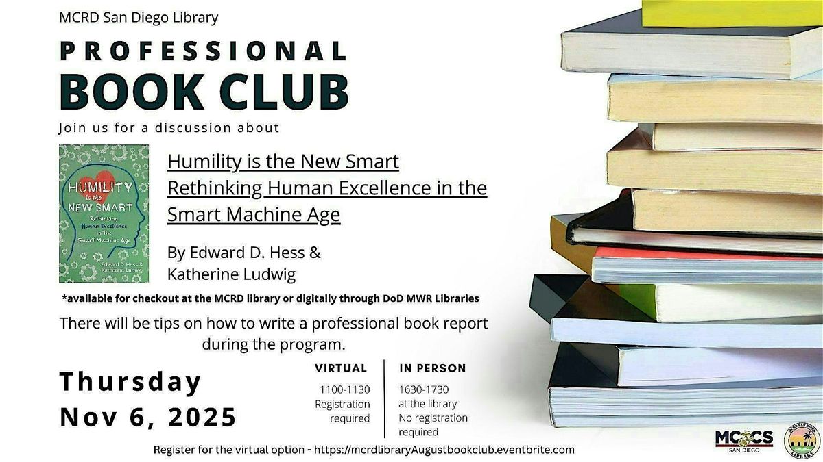 MCRD San Diego Library Professional Book Club