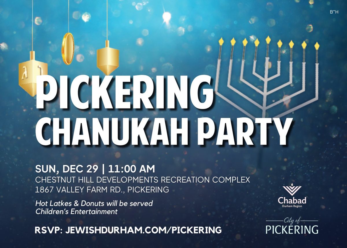 Pickering Chanukah Party