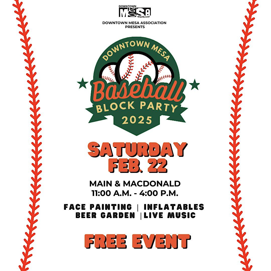 Downtown Mesa Baseball Block Party