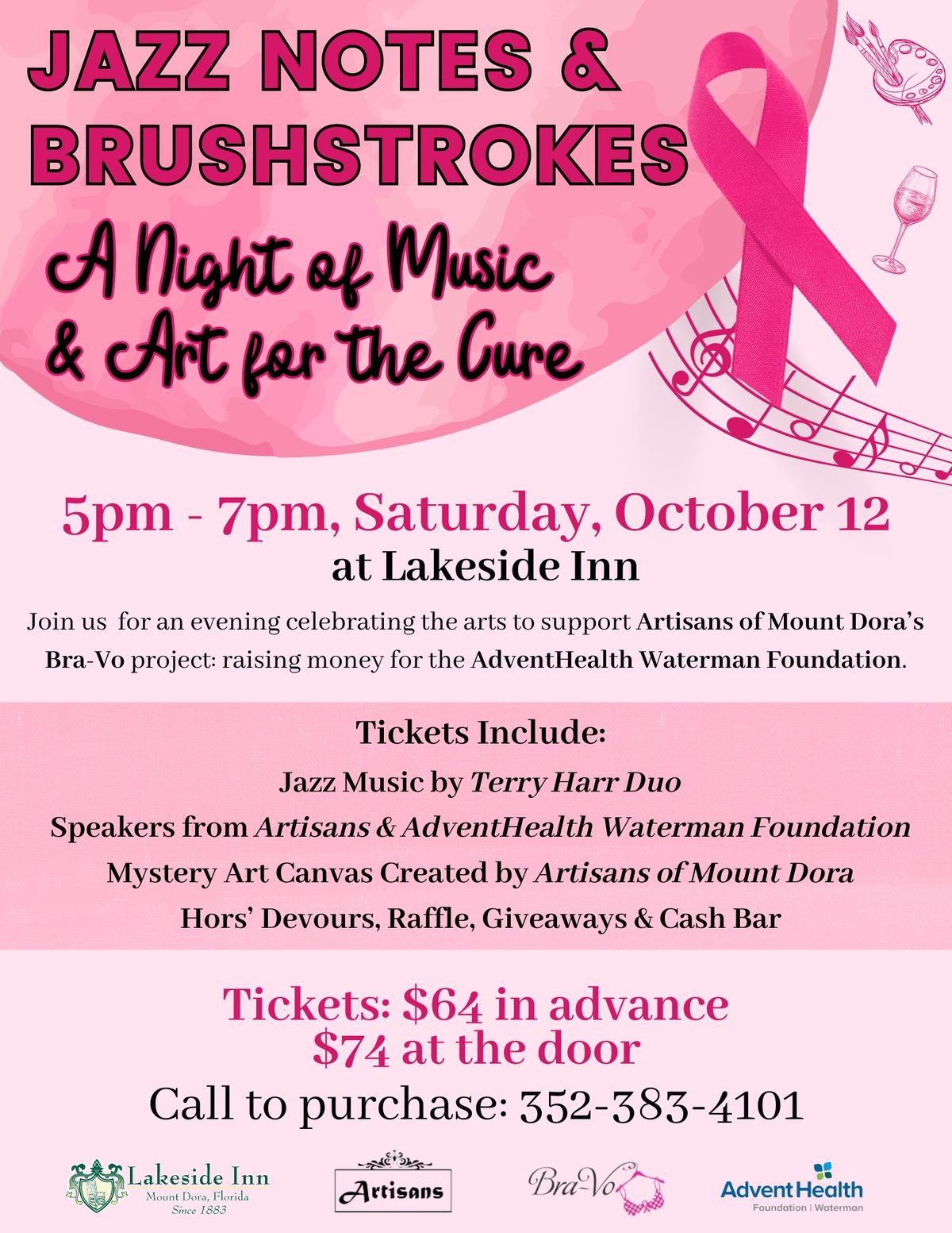 Jazz Notes & Brushstrokes: A Night of Music & Art for the Cure