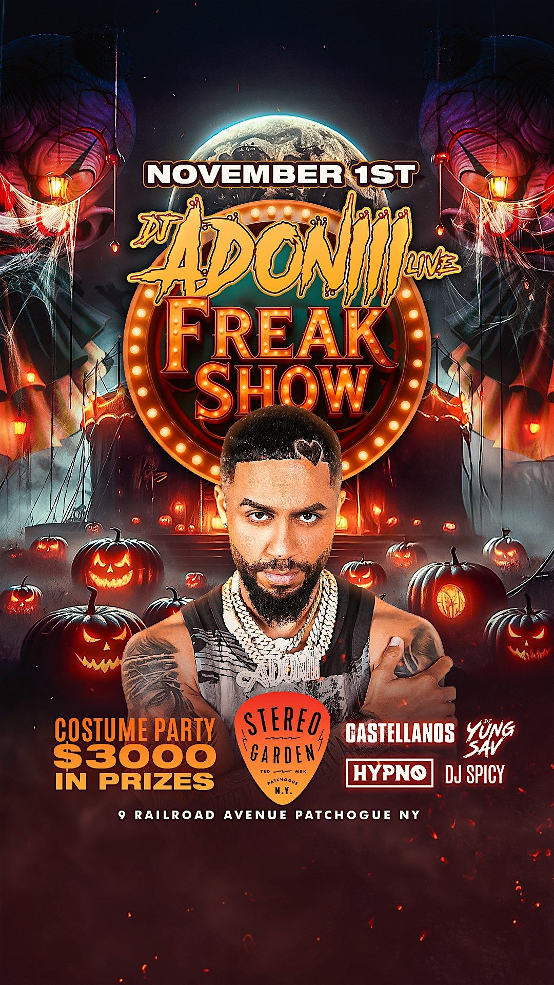 DJ ADONI HALLOWEEN FREAK SHOW