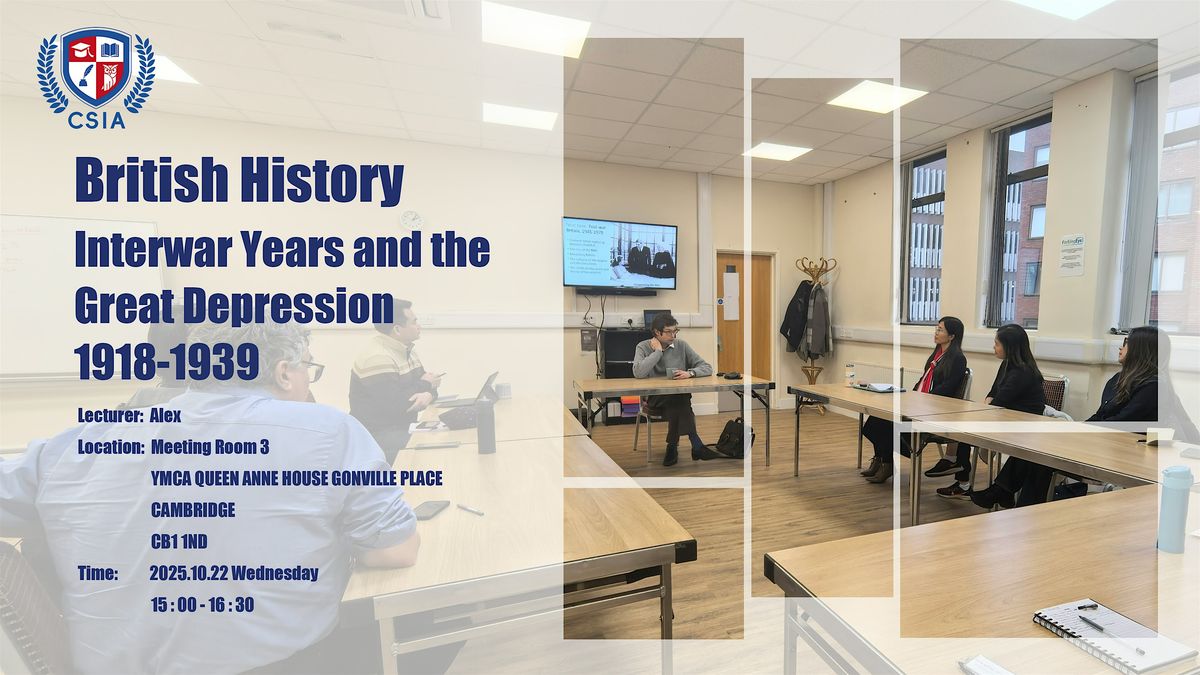British History: Interwar Years and the Great Depression, 1918-1939