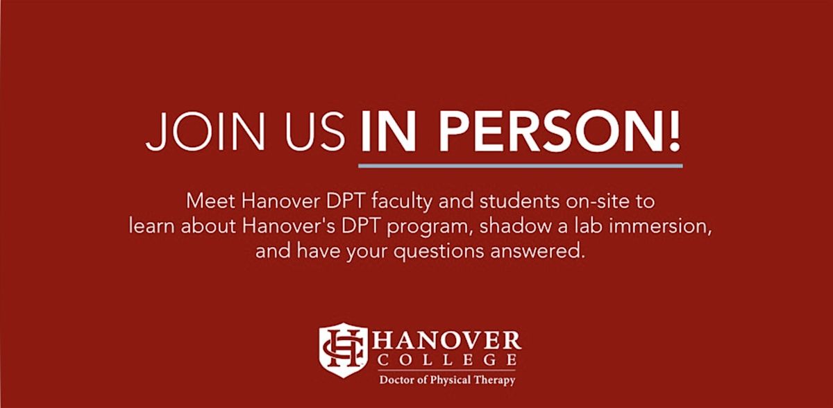 Hanover DPT Open House and Lab Immersion Experience