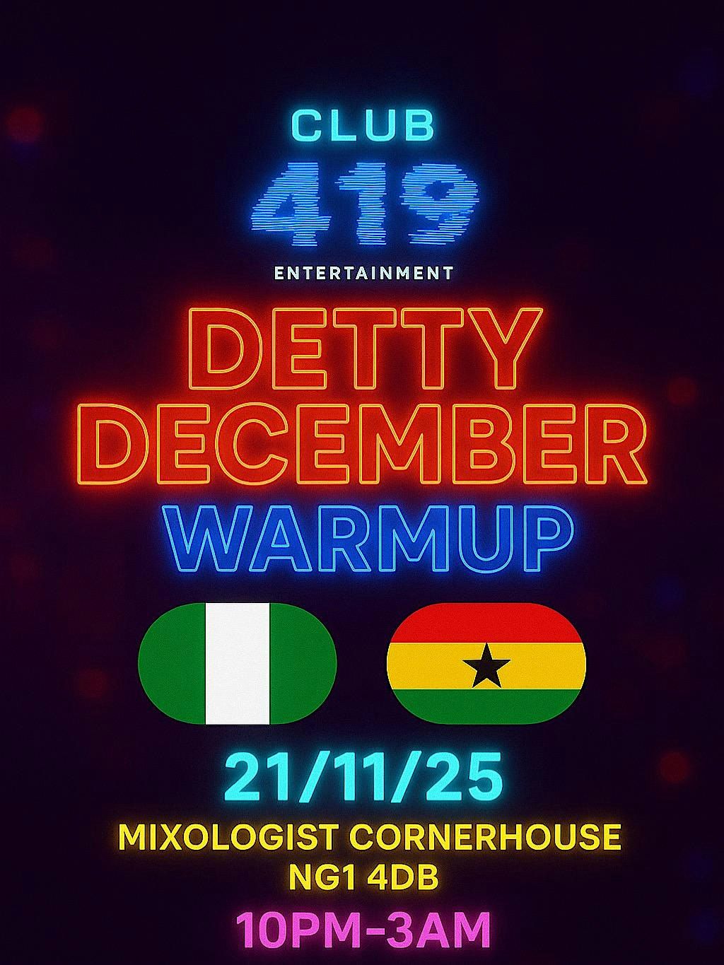 DETTY DECEMBER WARMUP