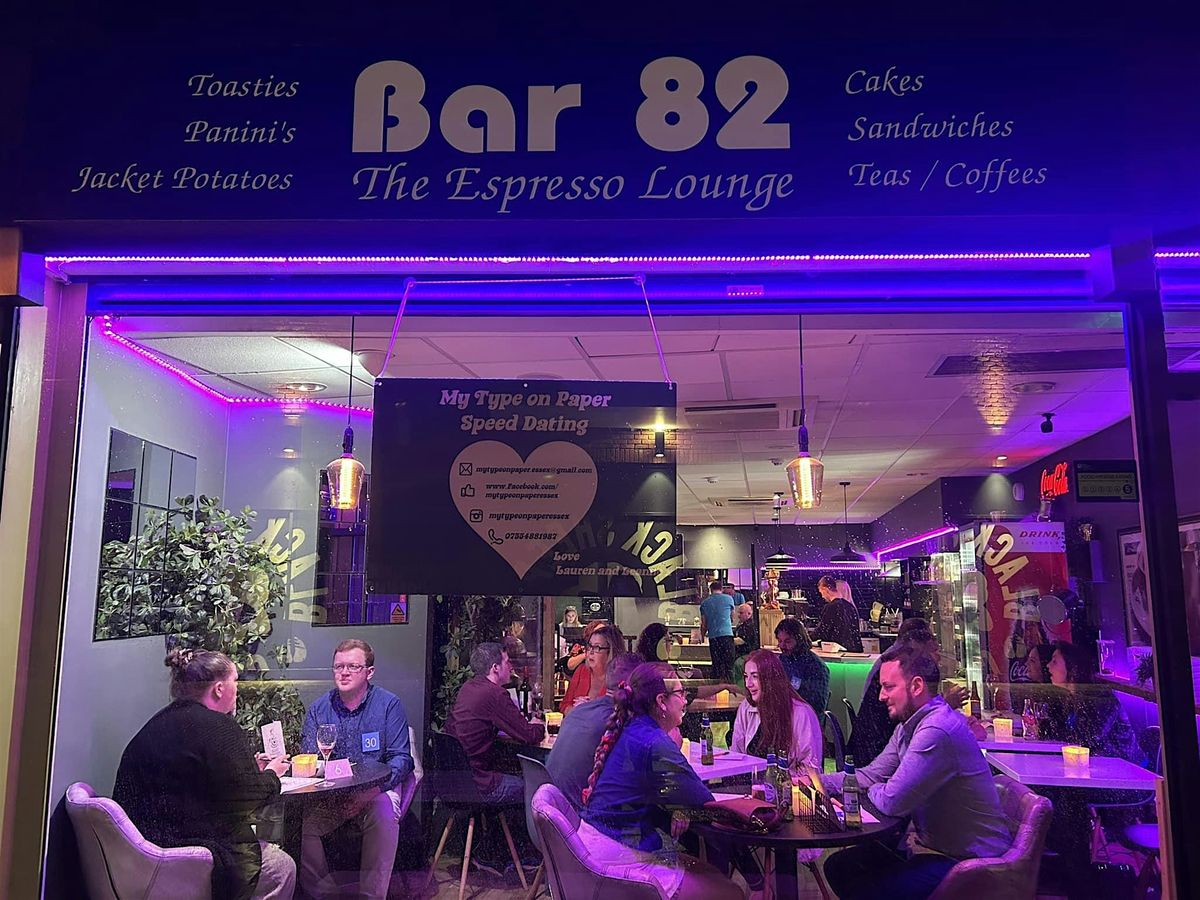 Speed dating at Bar 82 in Colchester! (All ages)