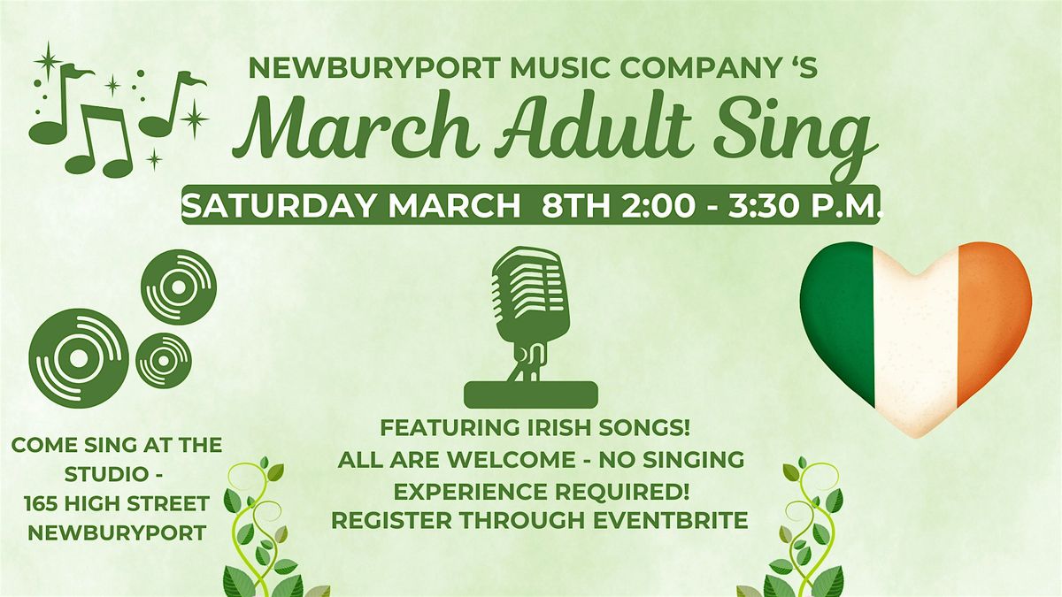 Adult Sing! Irish Songs!