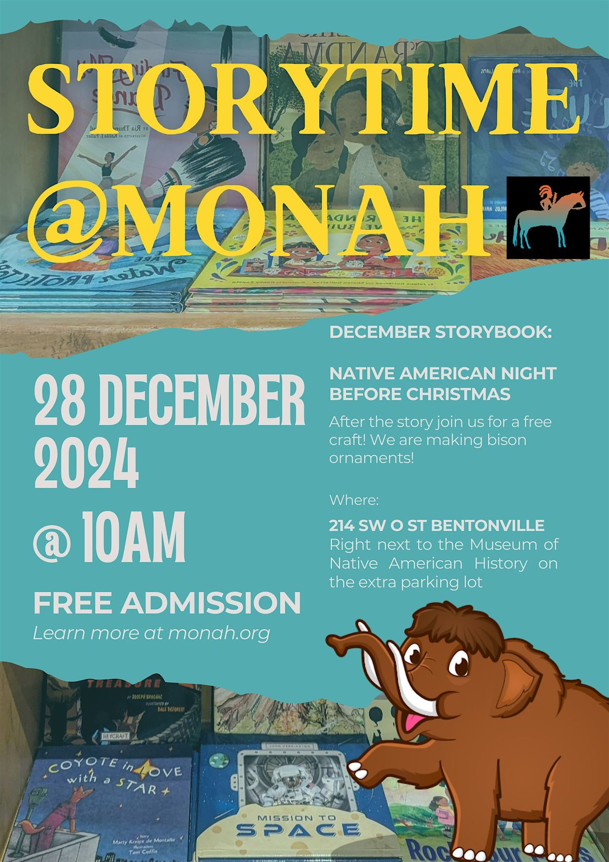 December Storytime @  MONAH