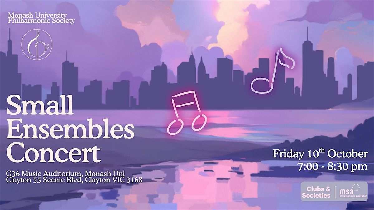 2025 Semester 2 Small Ensembles Concert