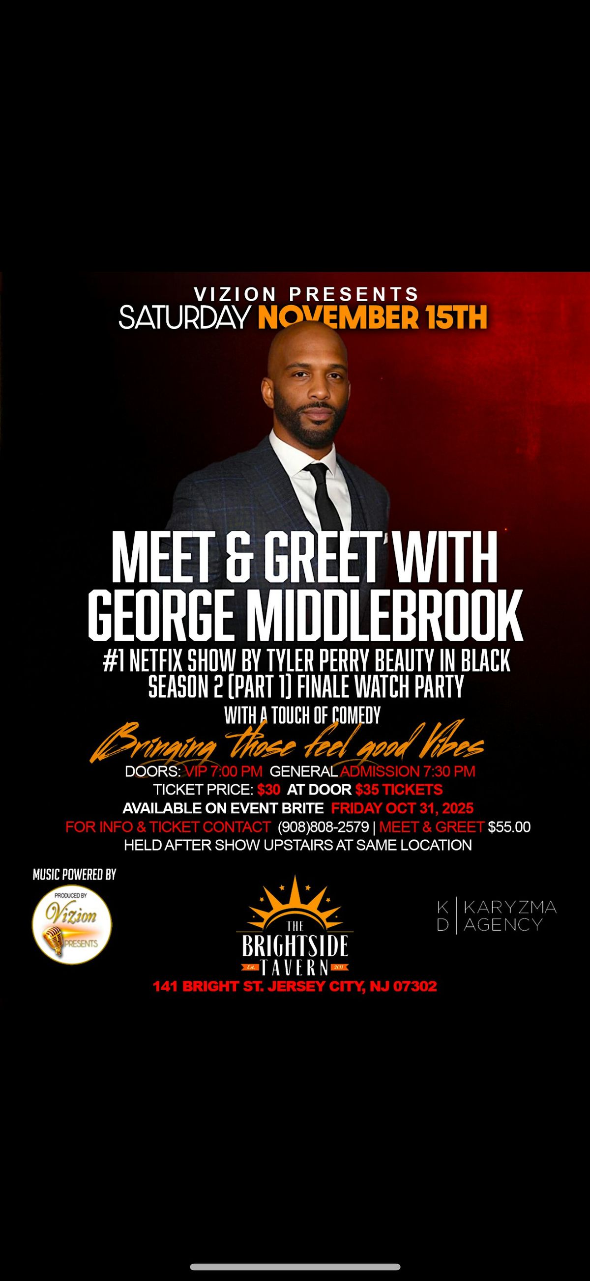 Meet and Greet with George Middlebrook