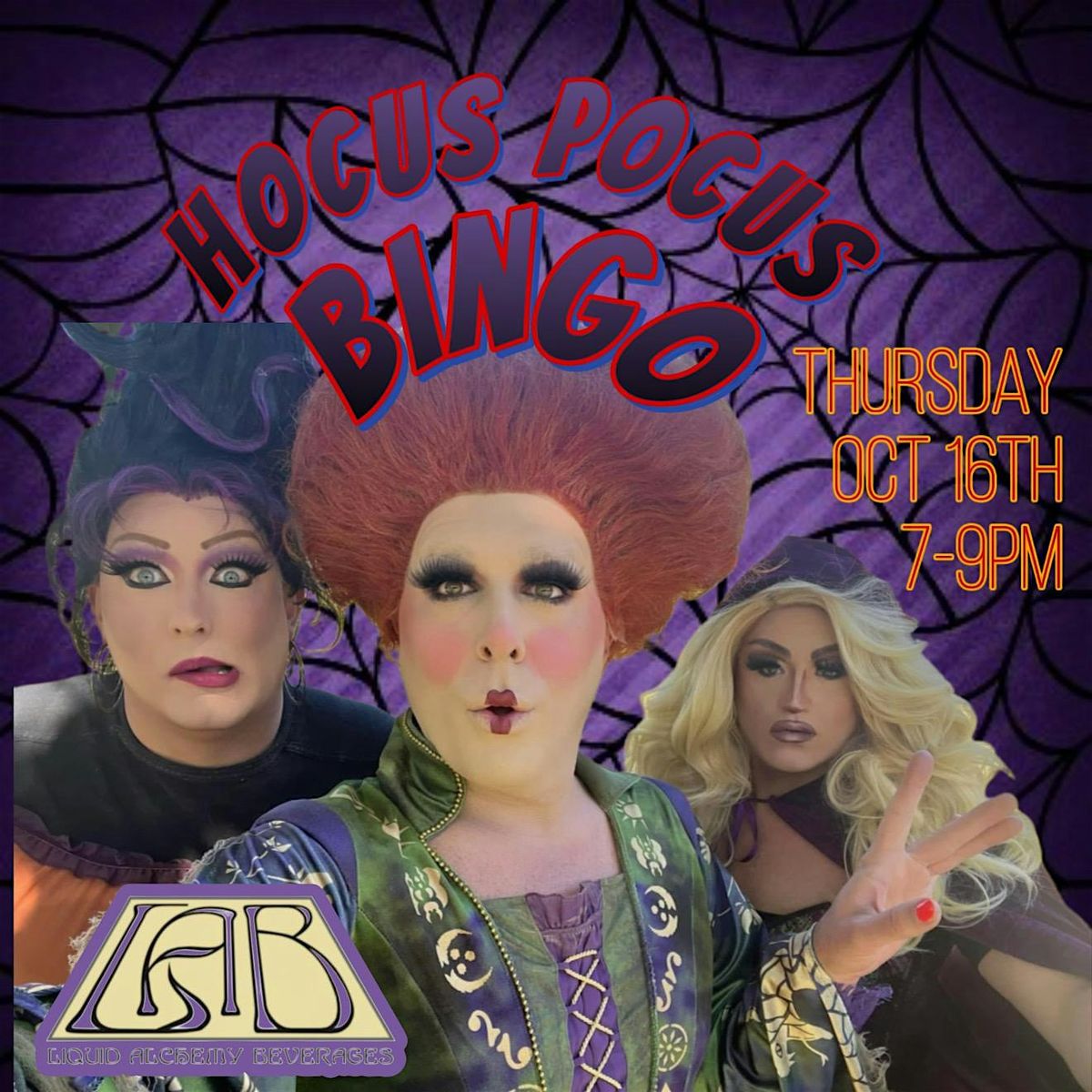 Hocus Pocus Drag Bingo