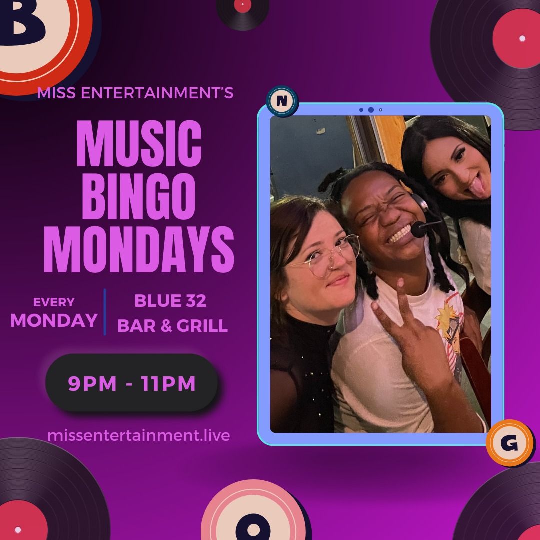 Music Bingo Mondays w\/ Miss Entertainment