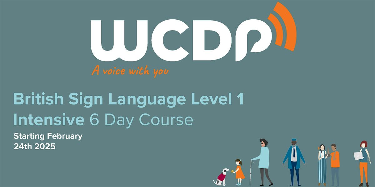 British Sign Language Level 1 Intensive | WCDP