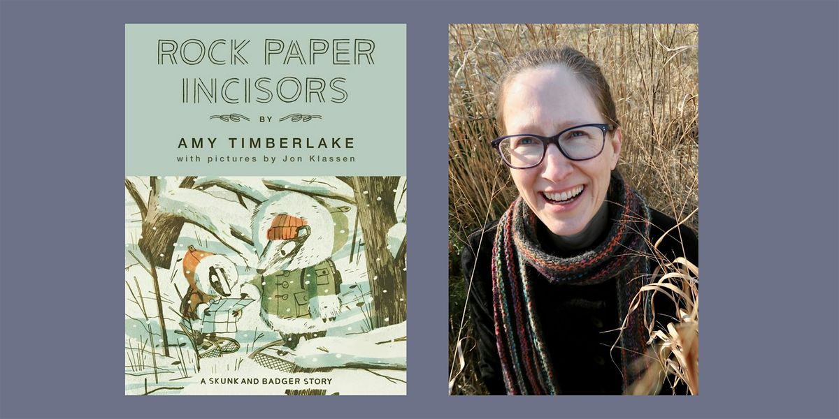 Amy Timberlake, author of the Skunk and Badger series, at Books & Company!