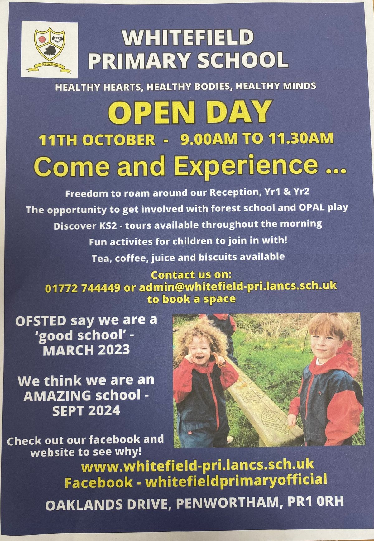 Whitefield Open Day