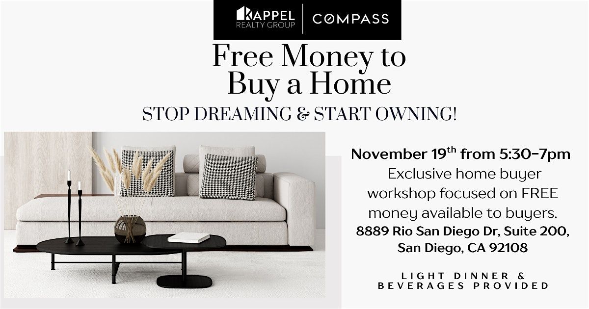 Free Money to Buy a Home: Stop Dreaming & Start Owning