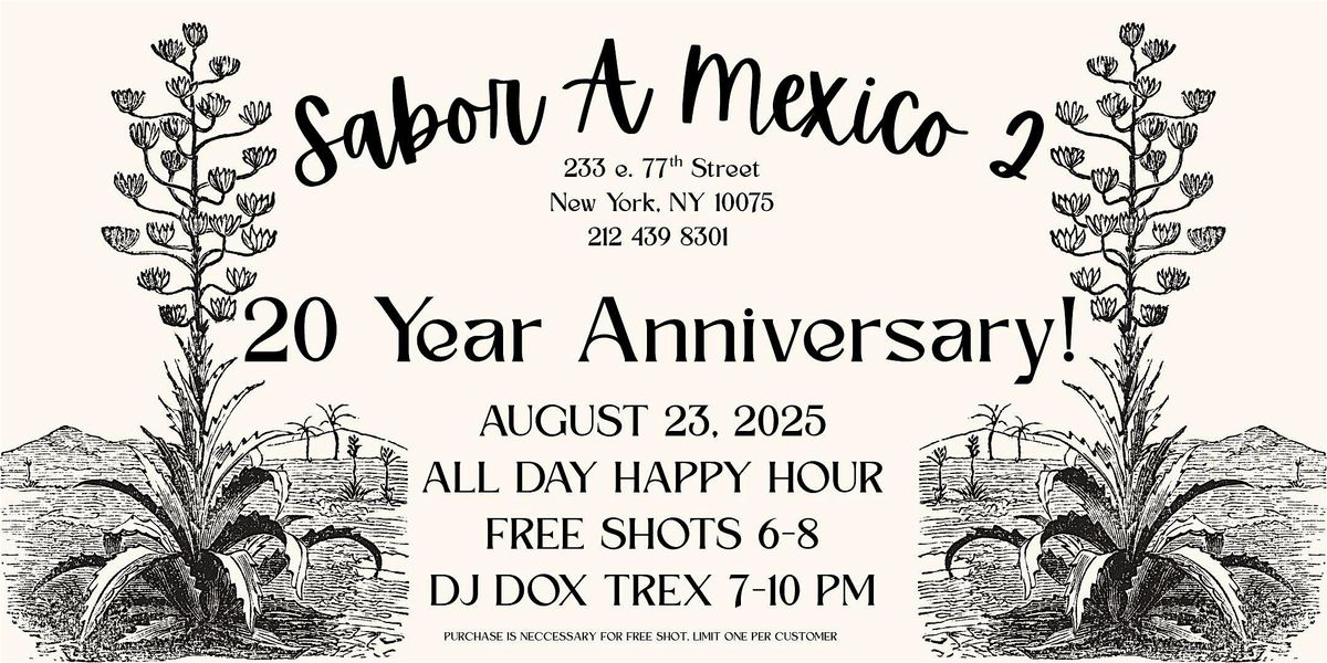 Sabor A Mexico II 20th Anniversary