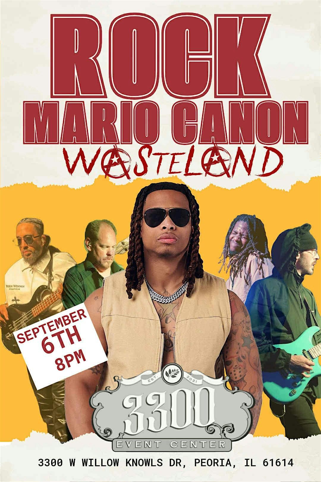 An Evening with Mario Canon's Wasteland 9.6.25 Peoria, IL