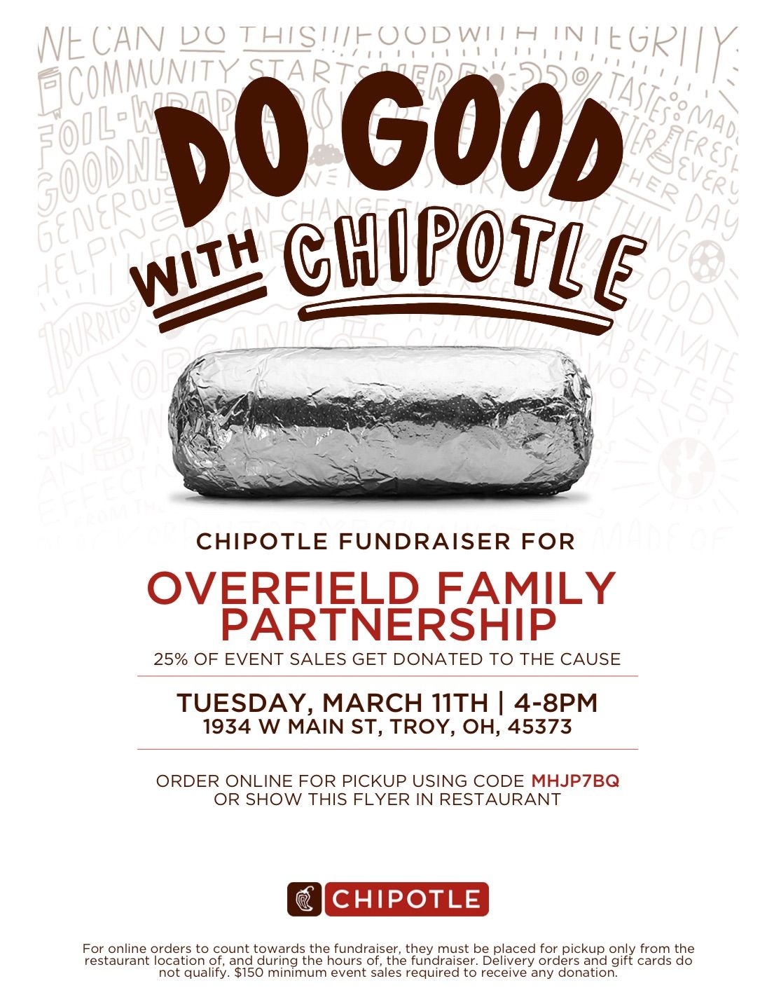 Dine to Donate with Chipotle