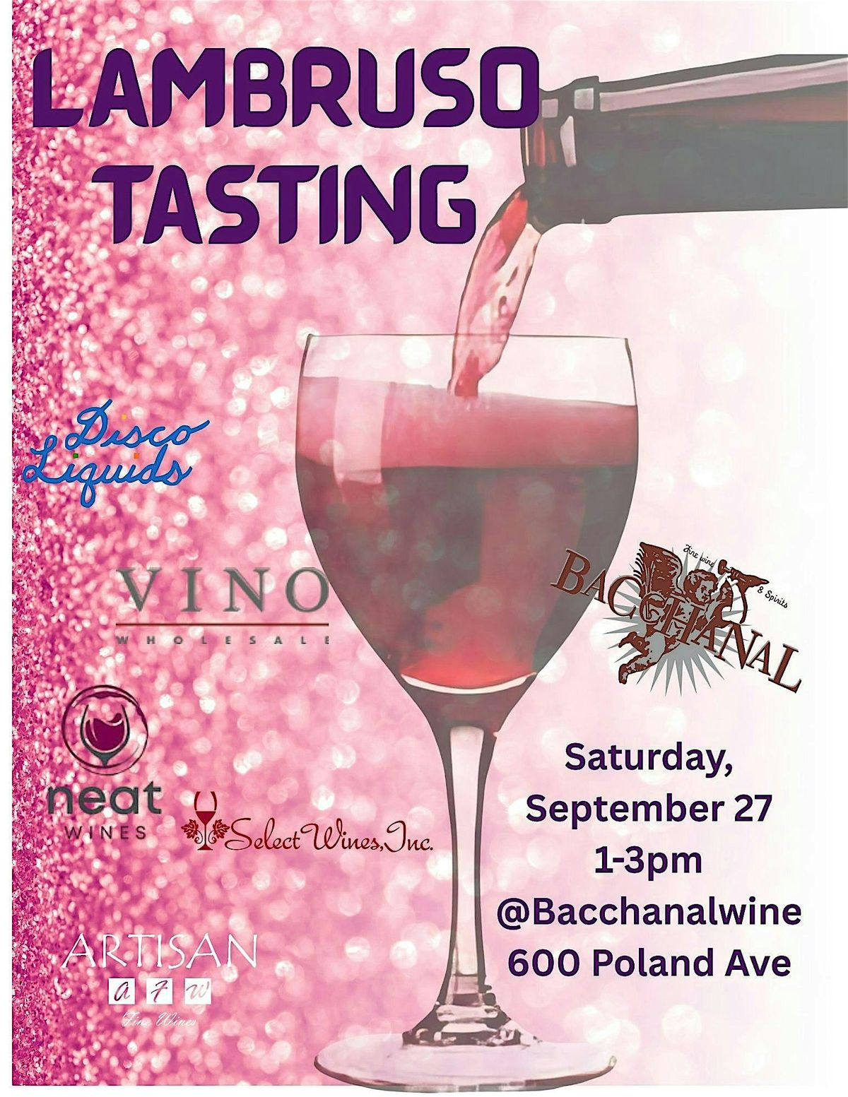 Lambrusco Tasting