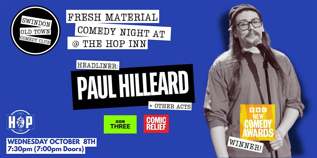 Swindon Old Town Comedy Club Fresh Material Night at The Hop Inn