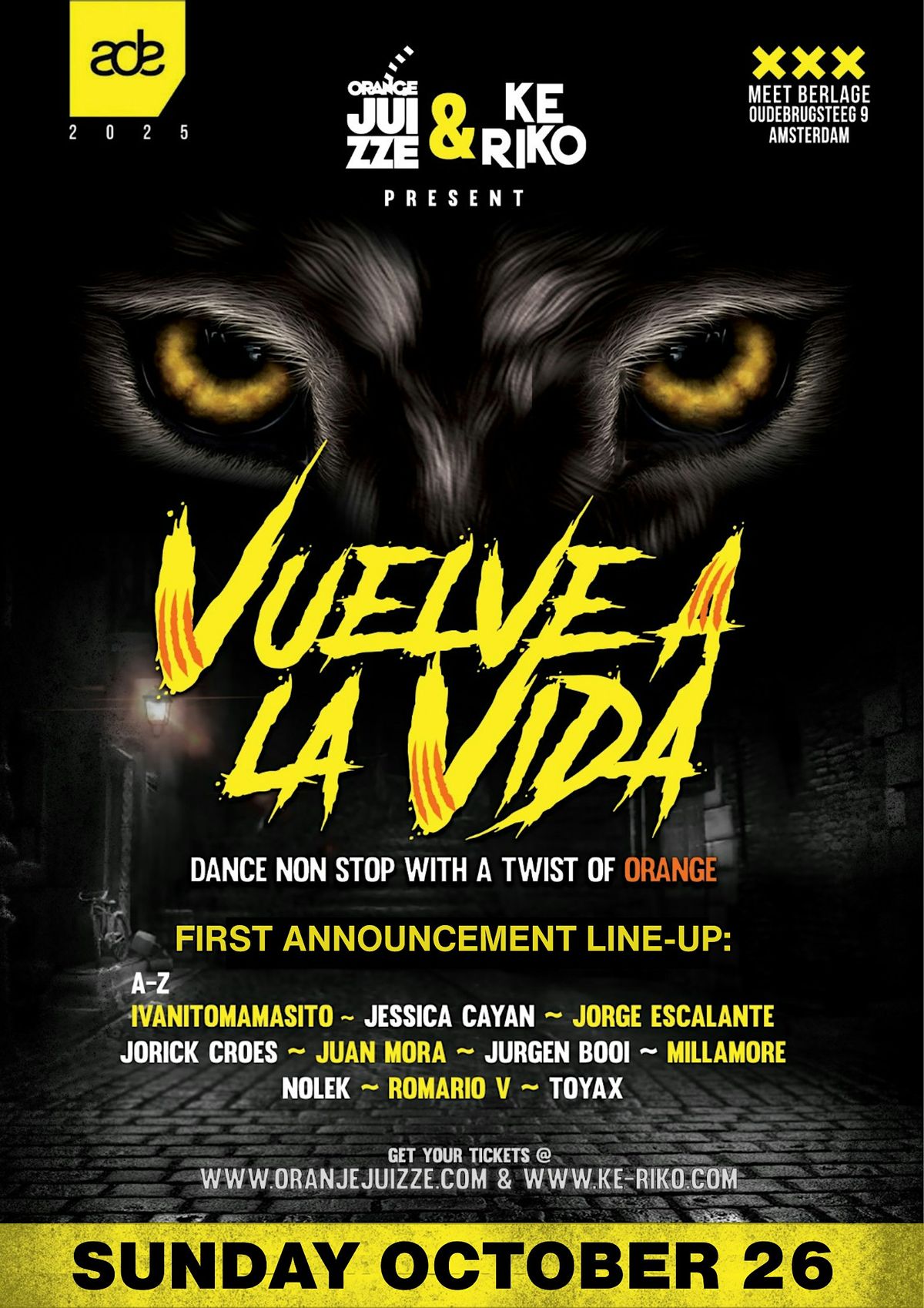 Orange Juizze & KE RIKO Present VUELVE A LA VIDA