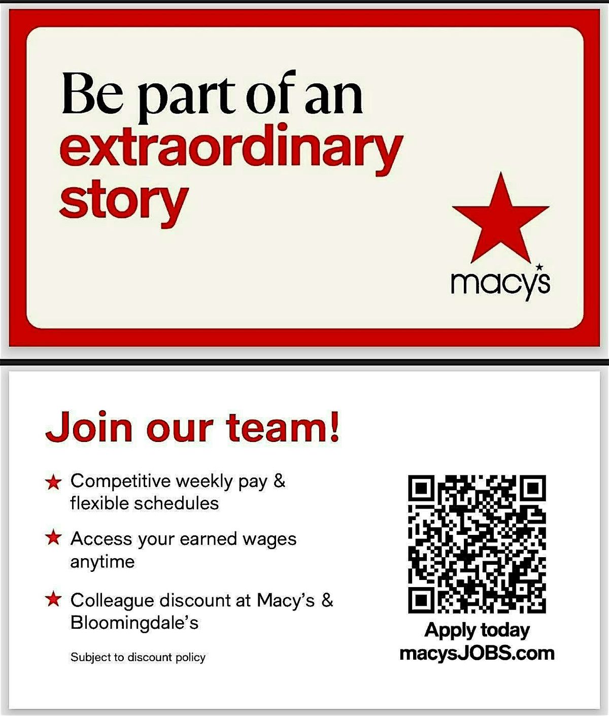 Macy\u2019s Beauty Holiday Hiring Event