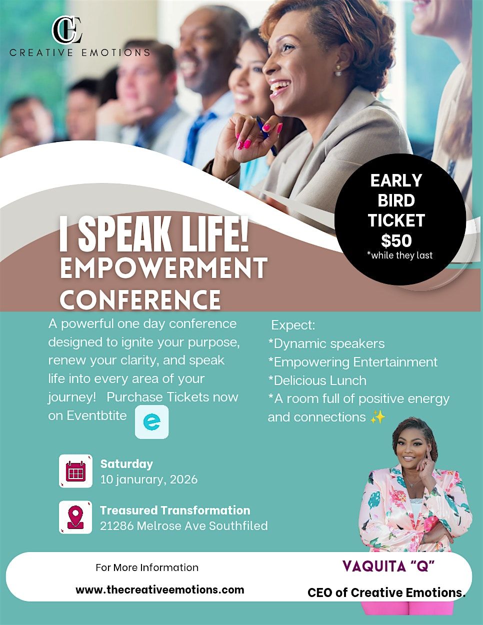 "I SPEAK LIFE " EMPOWERMENT CONFERENCE