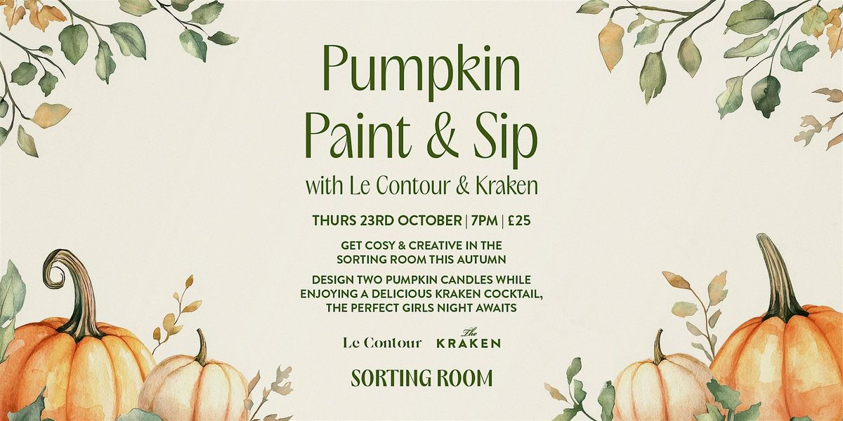 Pumpkin Paint & Sip
