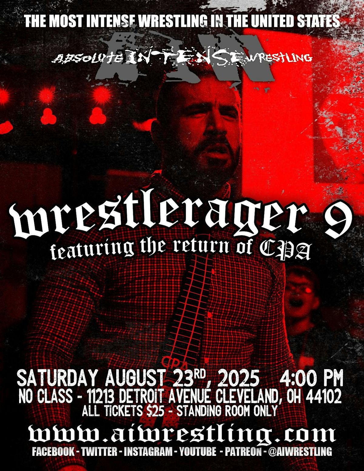 Absolute Intense Wrestling  Presents "Wrestlerager 9"