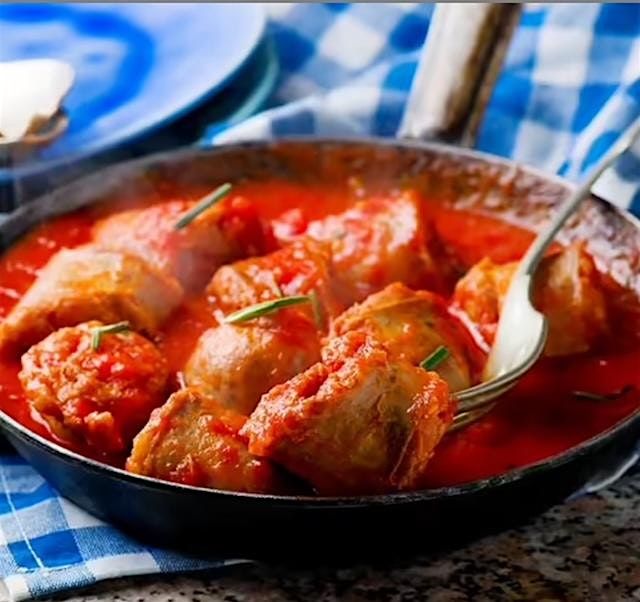 Meatballs,  and "Quick Sunday Sauce with Sausage!