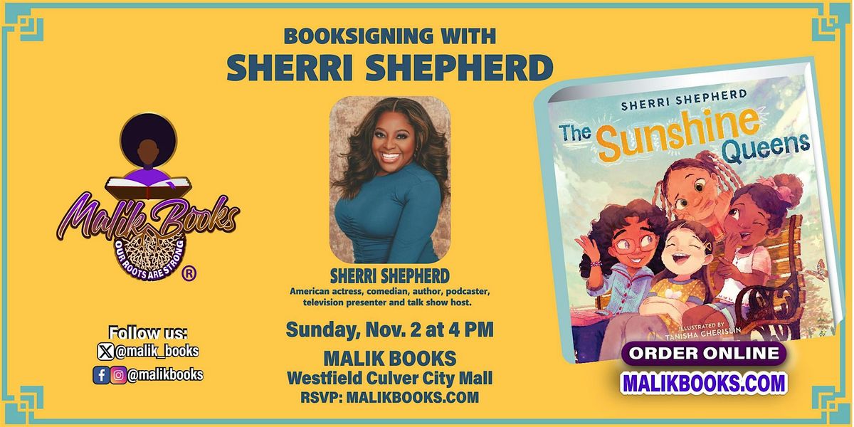 Sherri Shepherd Book event:  The Sunshine Queens