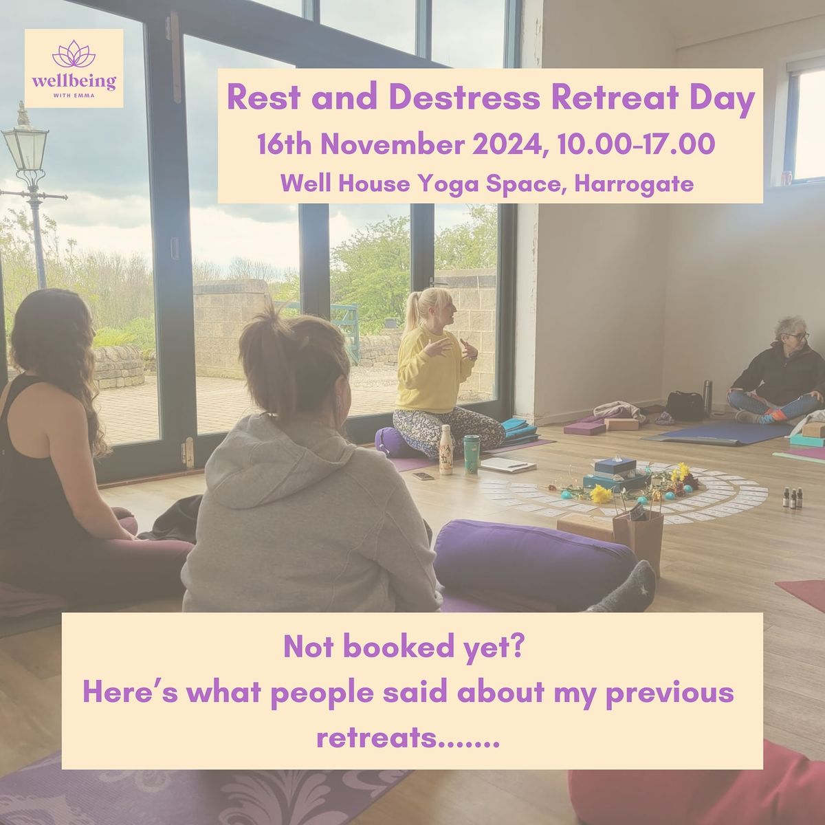 Rest and Destress Retreat Day