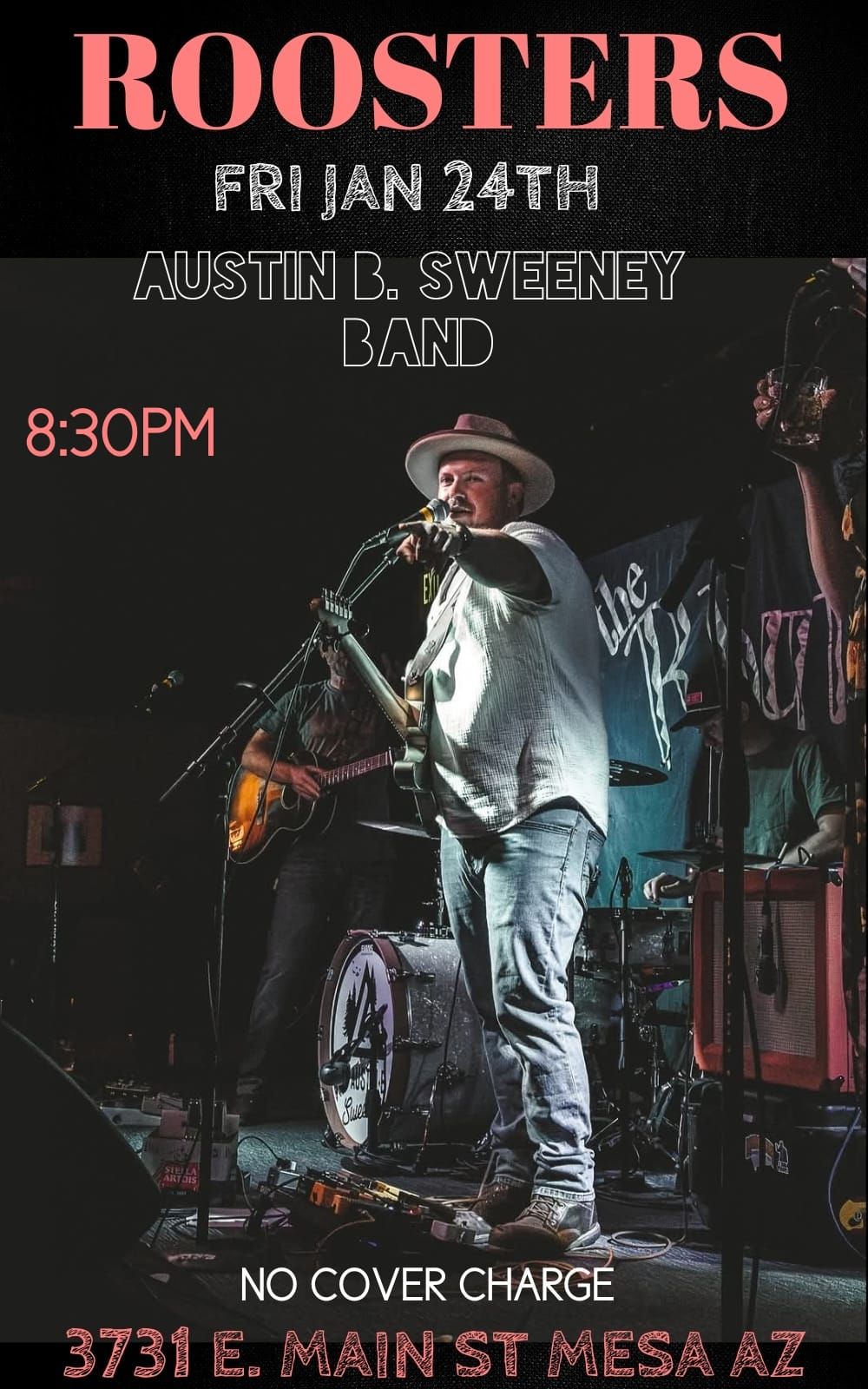 AUSTIN B SWEENEY BAND @ ROOSTERS COUNTRY 