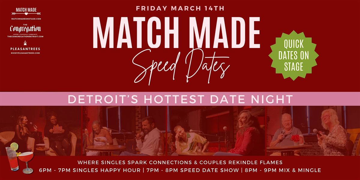 Match Made on Stage - Live Speed Date Comedy Show