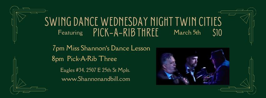 Pick-A-Rib Three at Swing Dance Wednesday Night 3\/5