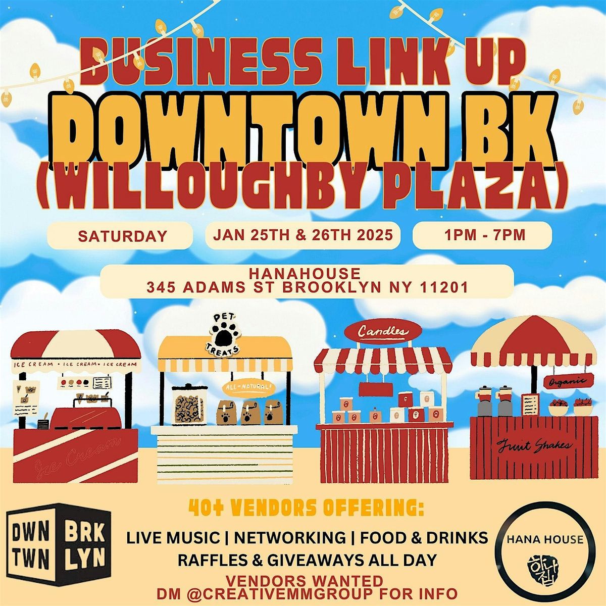 Business Link Up Popup Shop Downtown BK (Willoughby Plaza)