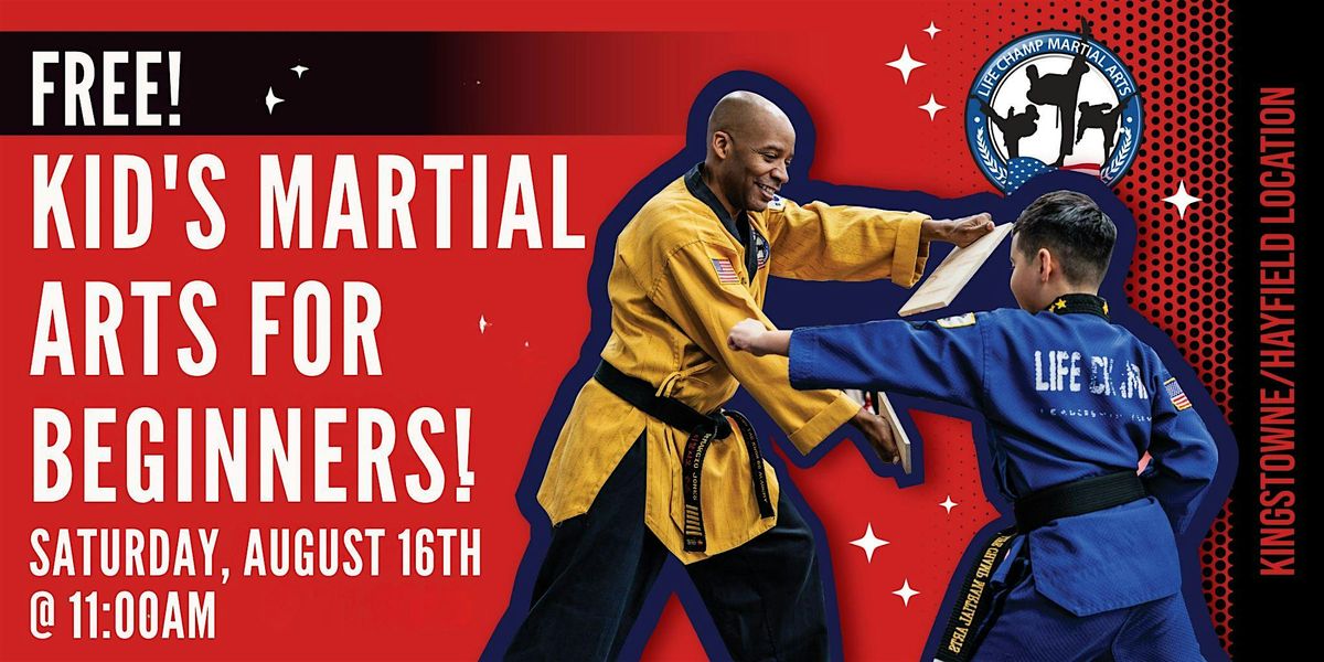 (Kingstowne\/Hayfield) - Kids Martial Arts for Beginners