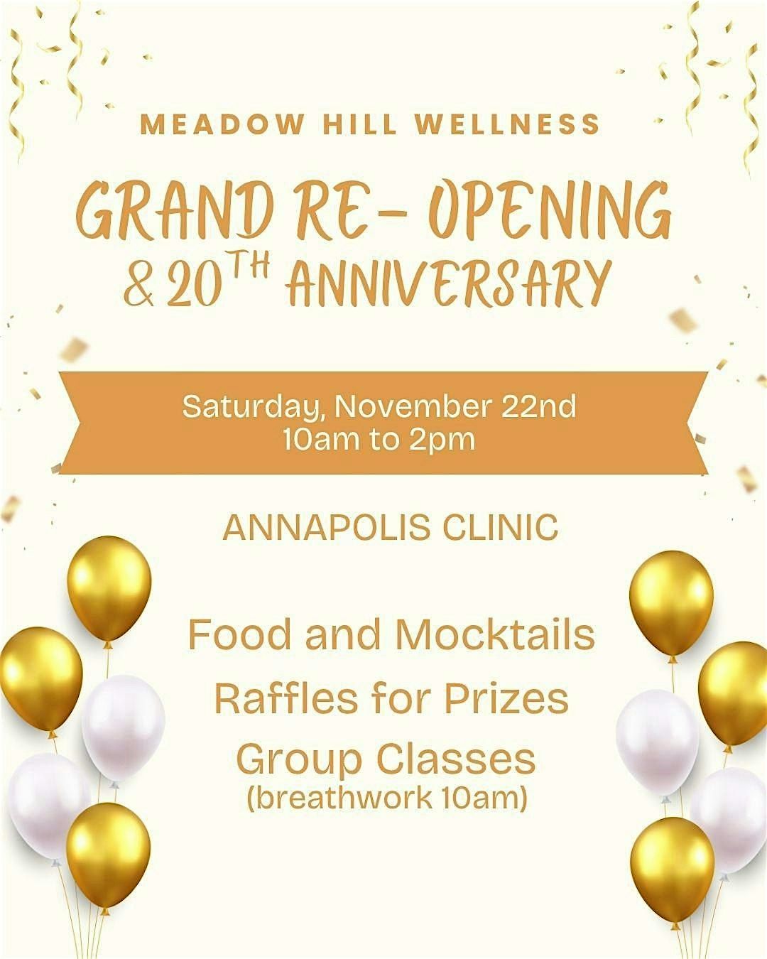 20th Anniversary and ReOpening Celebration