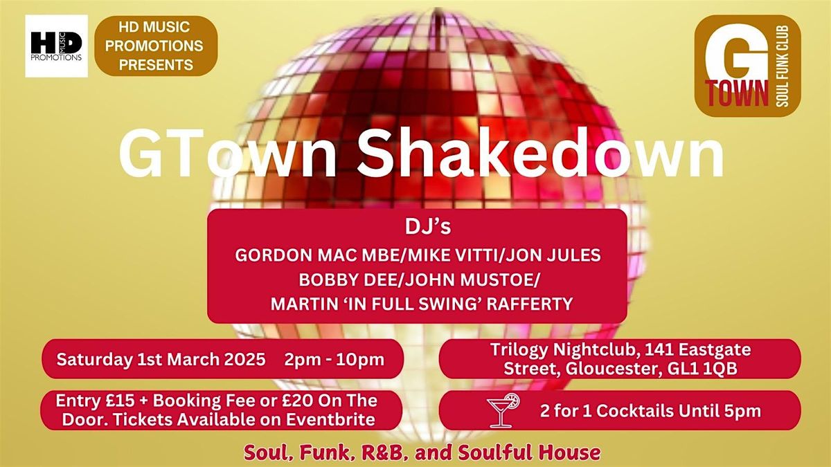 The G TOWN Shakedown All Dayer at Trilogy Gloucester