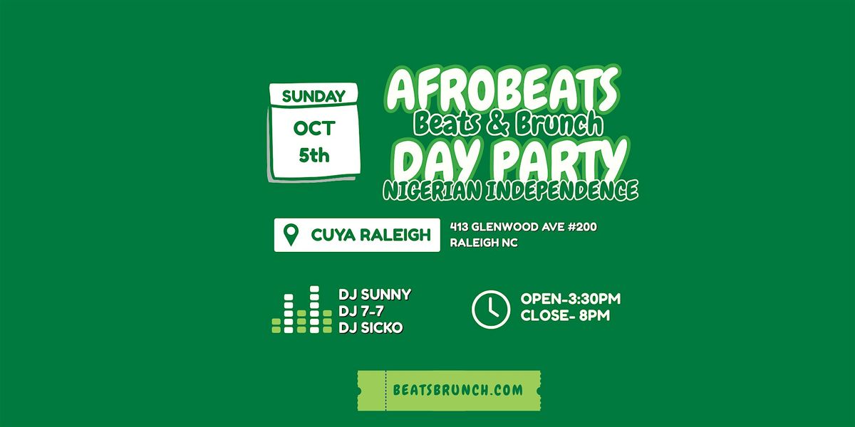 Afrobeats Day Party - Nigerian Independence