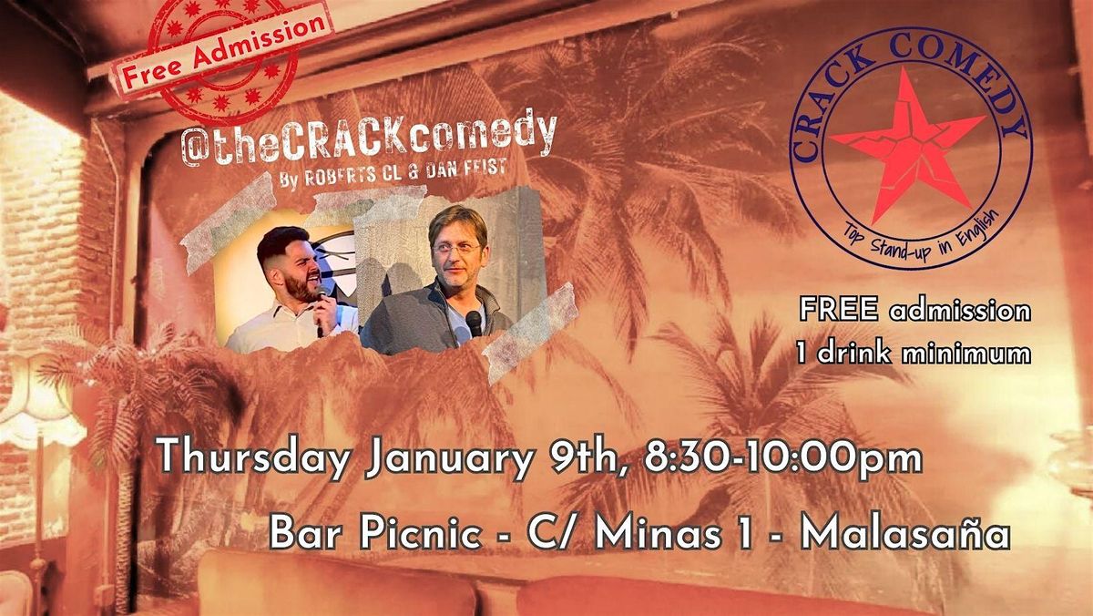 New Year, Same Great CRACK! - TOP Stand-up Comedy in English in Madrid