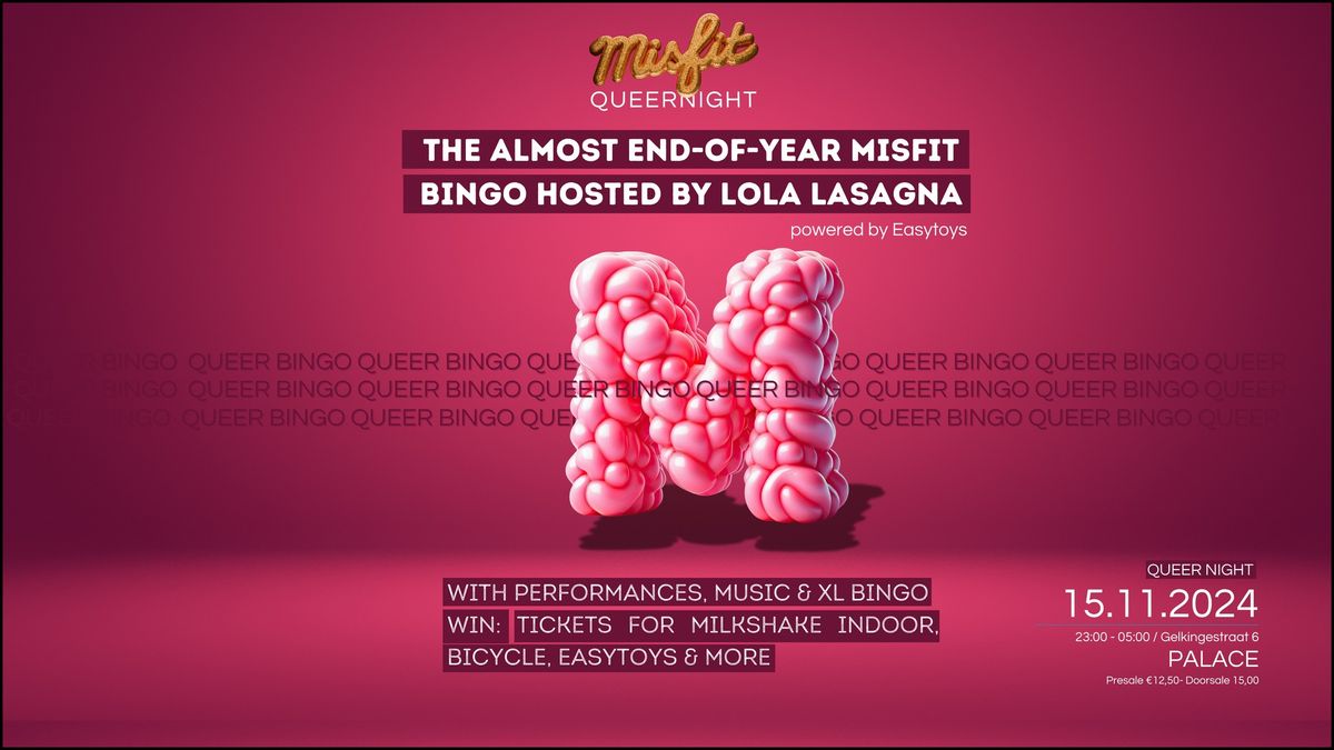 The almost End-of-Year  Misfit Bingo 