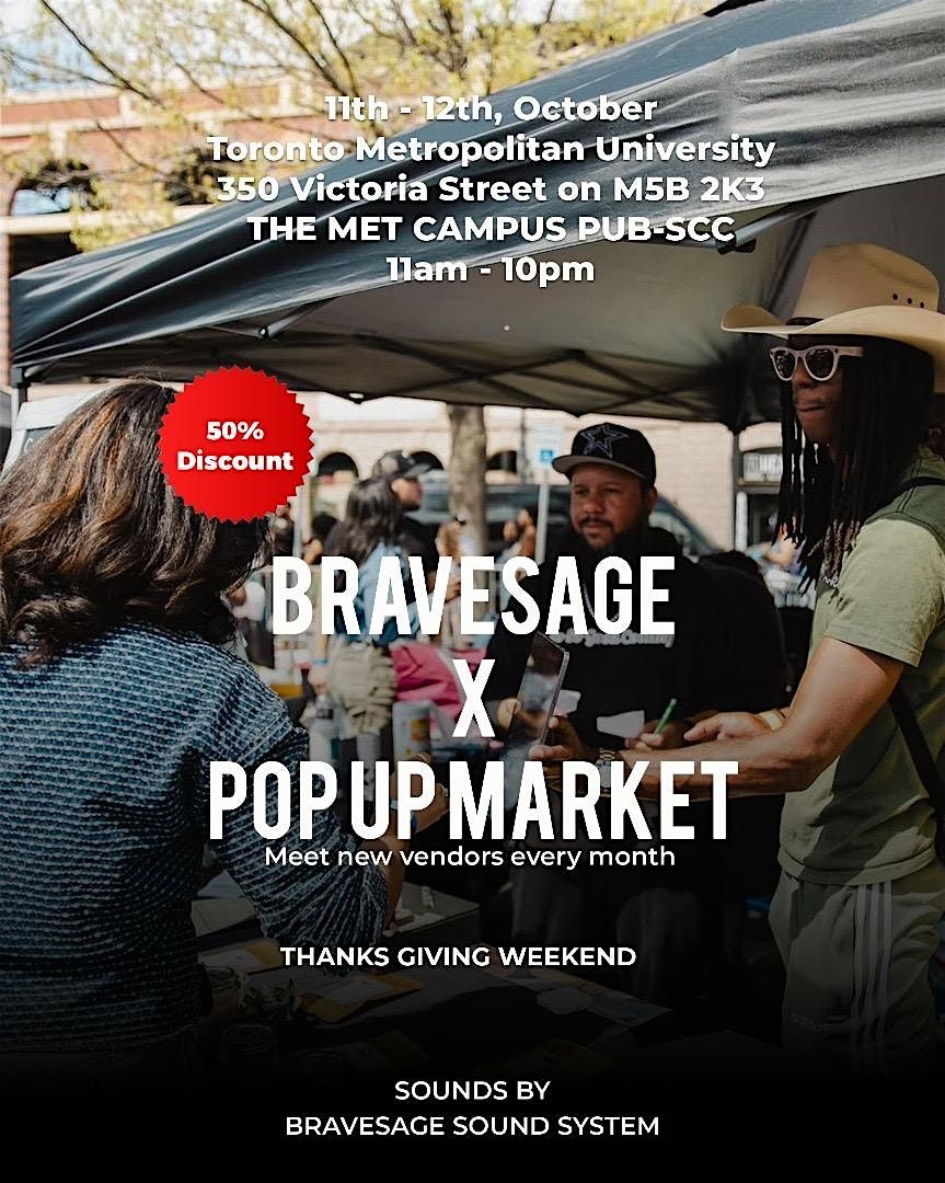 BRAVESAGE X BAZIRA POP UP MARKET