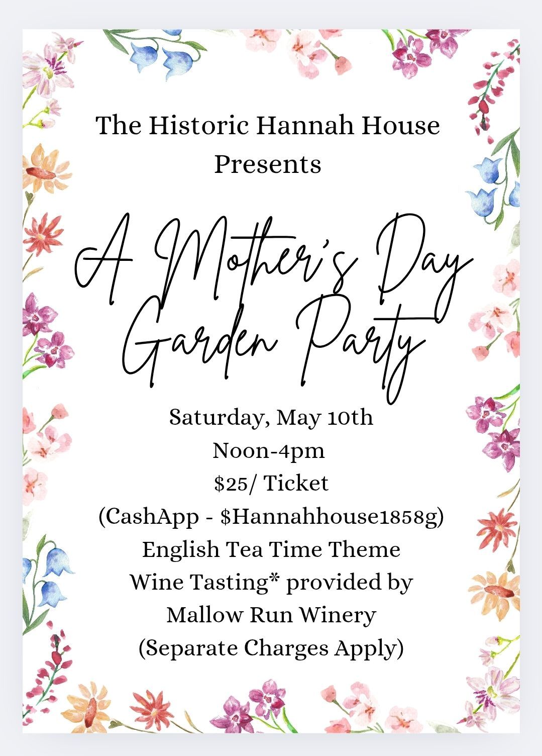 Mother's Day Garden Party