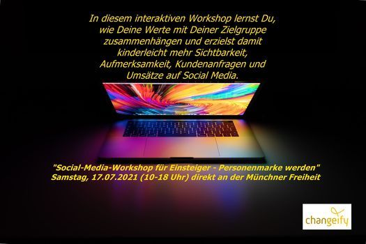Social-Media-Workshop f\u00fcr Einsteiger - Personenmarke werden