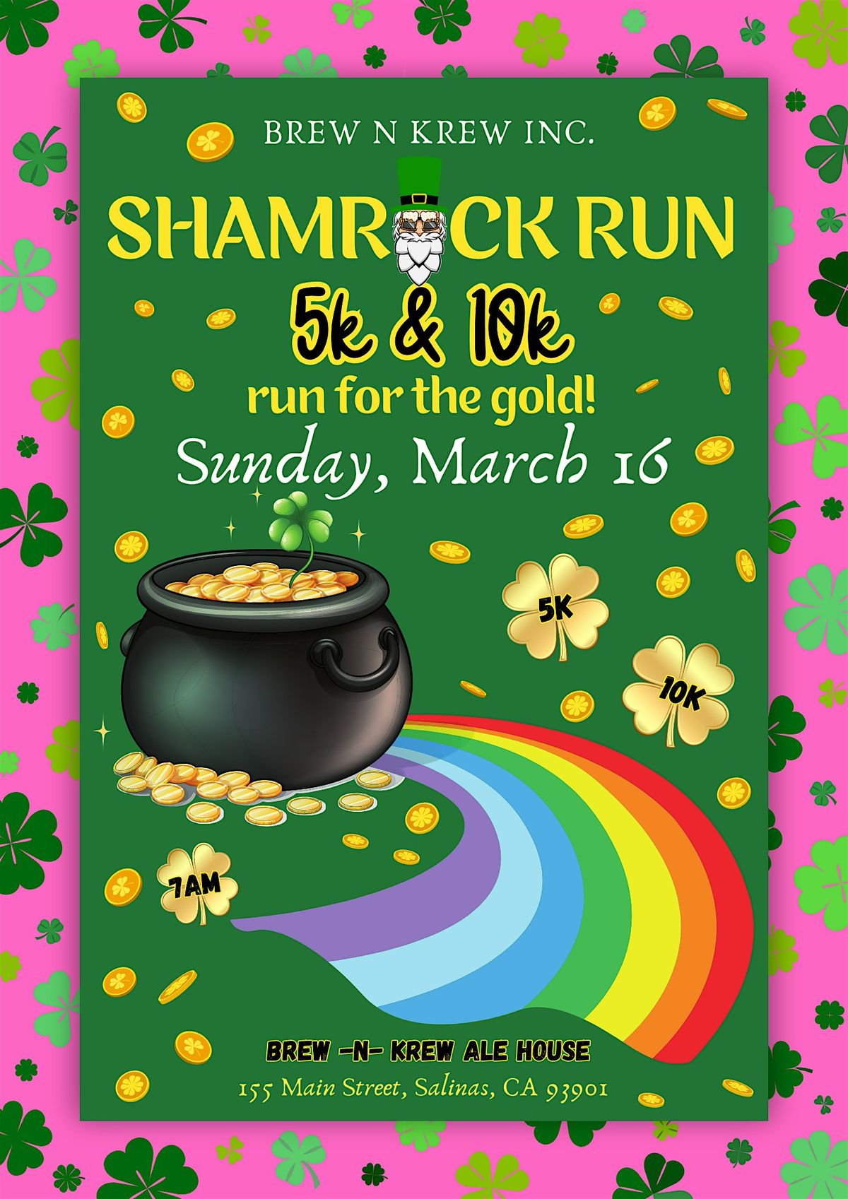 SHAMROCK RUN: RUN FOR THE GOLD 5k\/10k