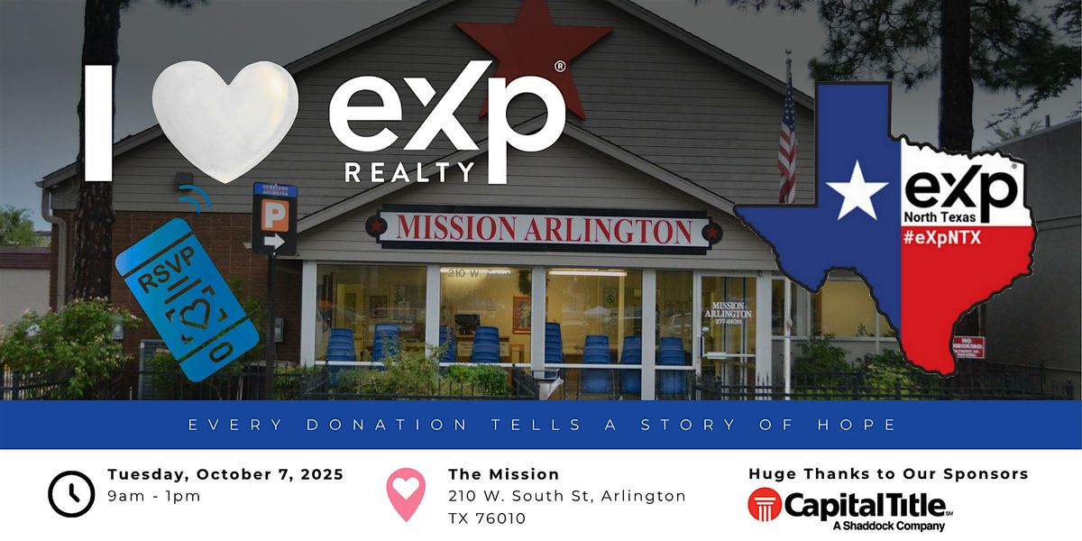 eXp Gives Back: Volunteer Day at Mission Arlington!