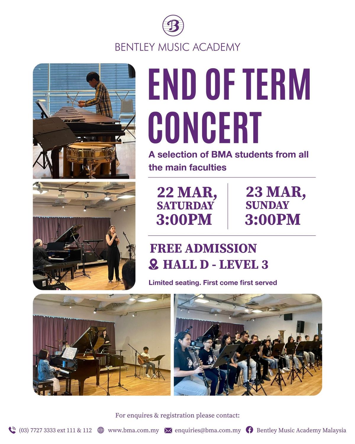 BMA END OF TERM 1 CONCERT