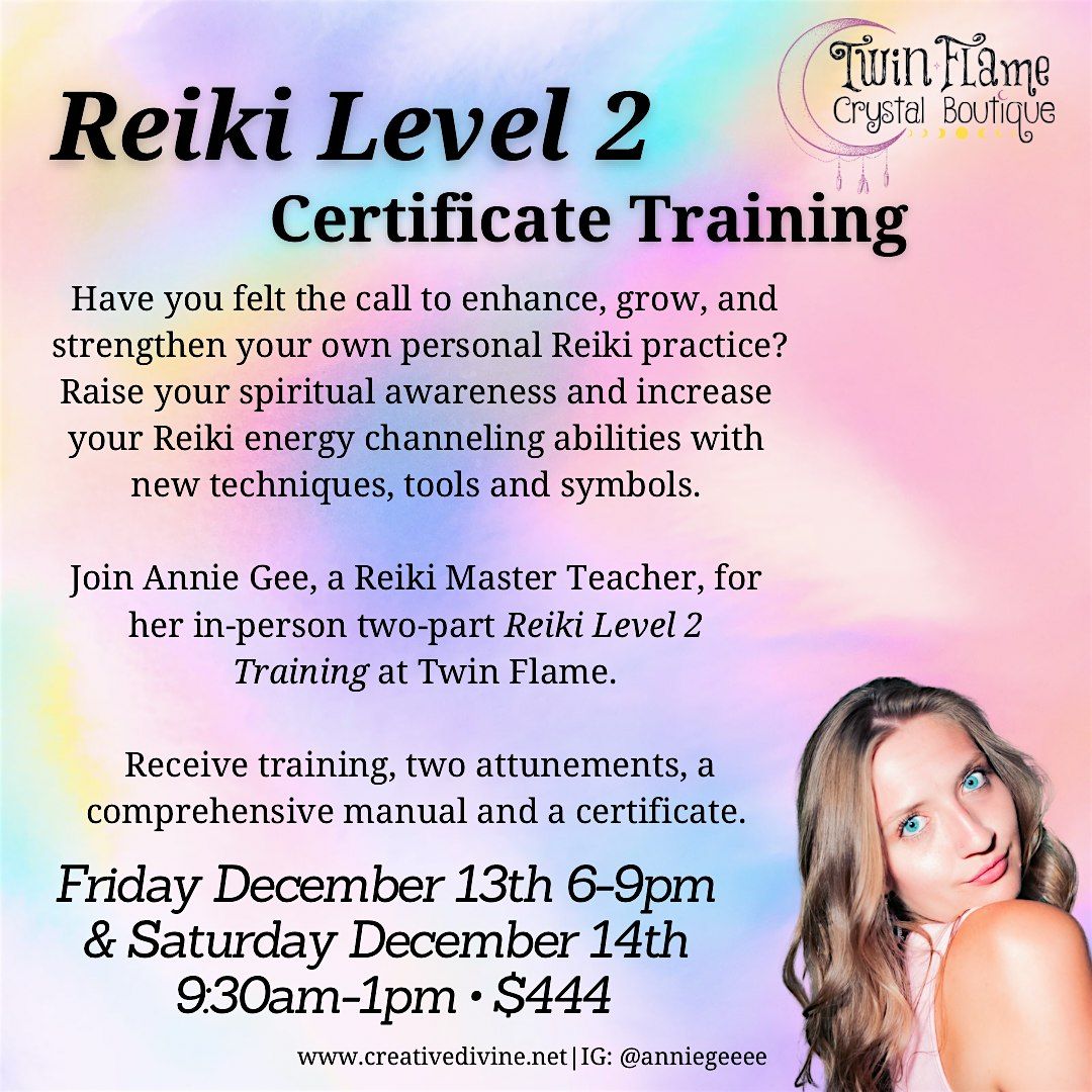 Reiki Level 2 Certification